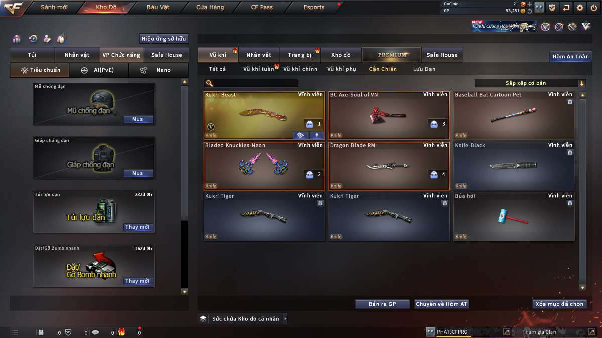 shop acc cf uy tin gia re